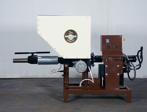 Affordable entry PH briquette machine sideview