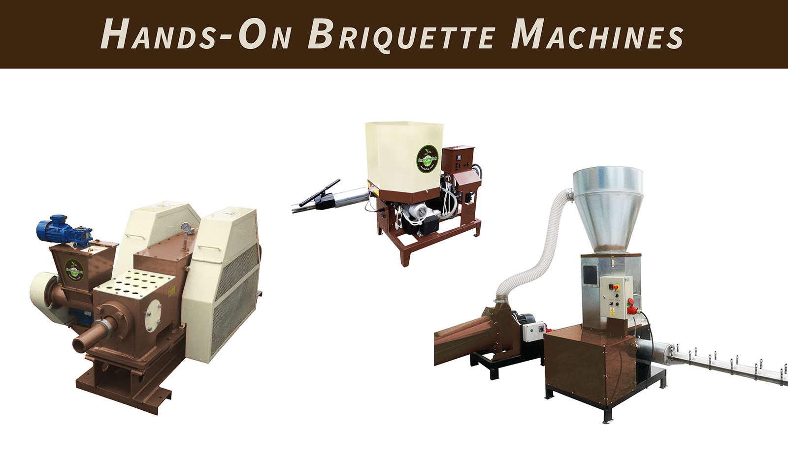 Hands-on briquette machines briquette makers uk