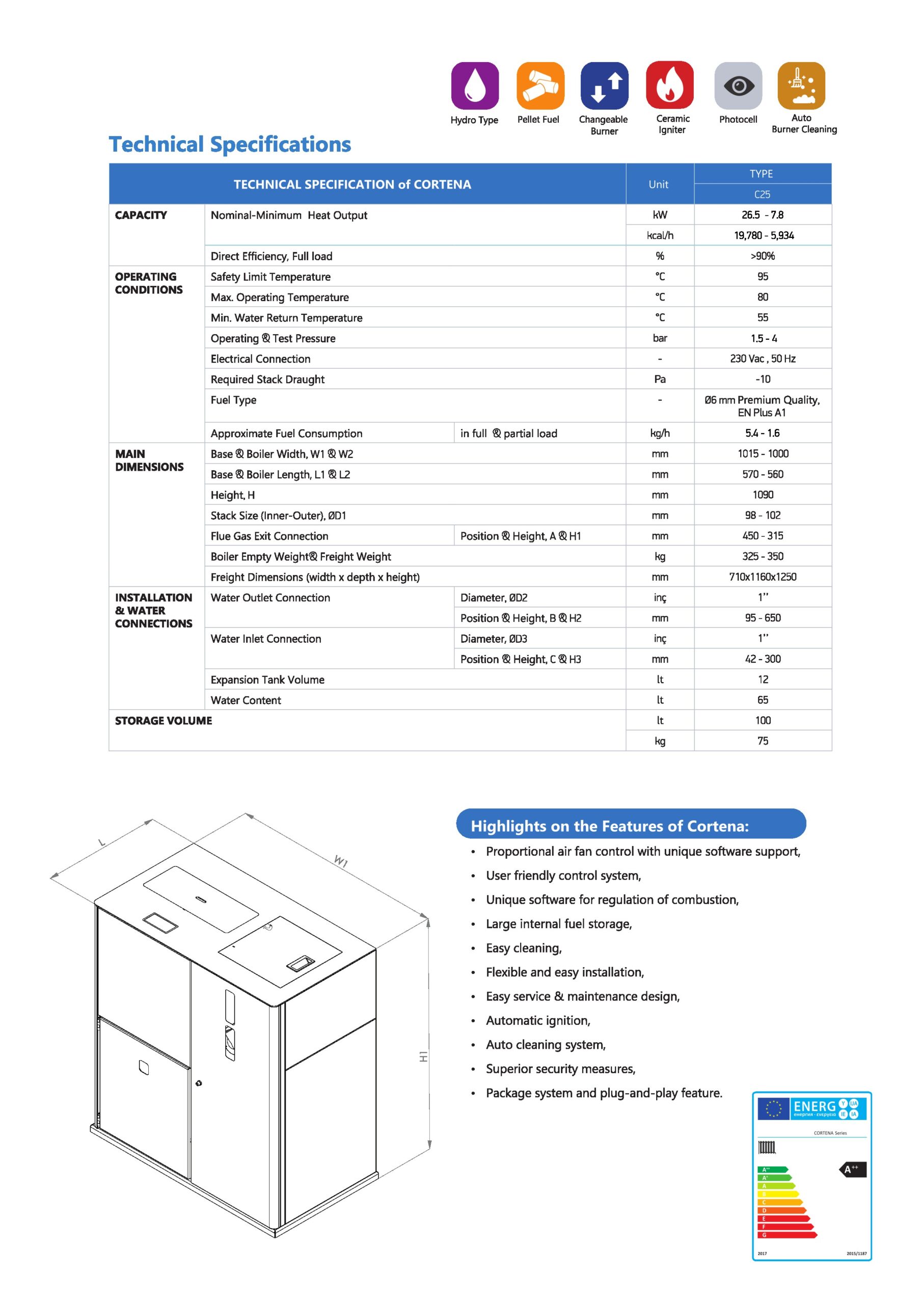 Cortena-All-in-One-Pellet-Boiler-specs-300dpi