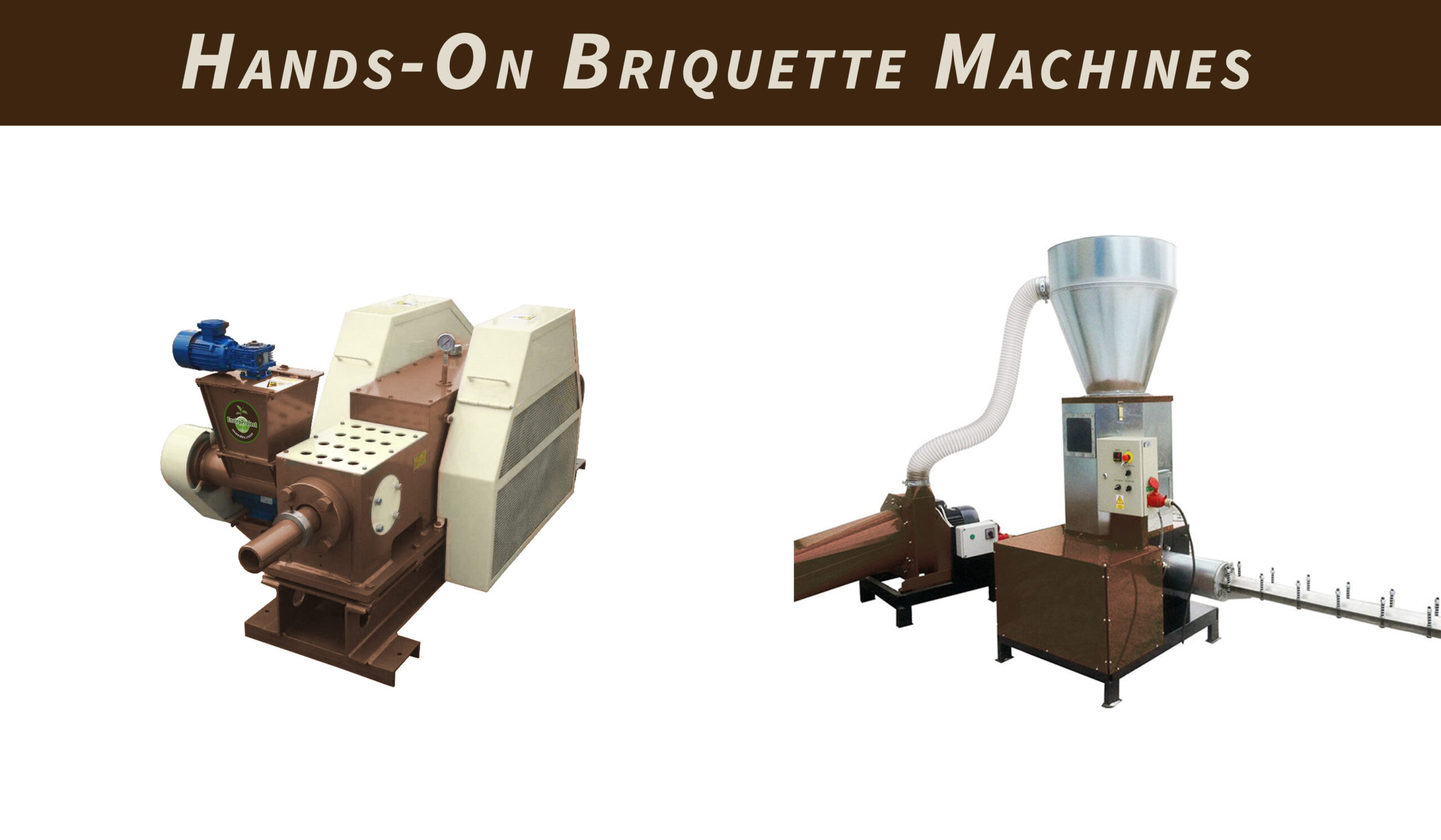 Hands-on briquette machines briquette makers uk